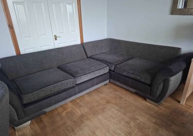 L shape couch quick sale