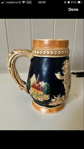 Vintage West German beer mug