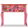 Console Table Solid Mango Wood Pink Hand Painted Image 5