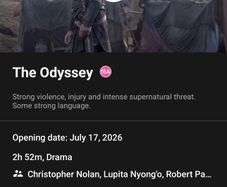 The Odyssey tickets