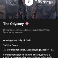 The Odyssey tickets