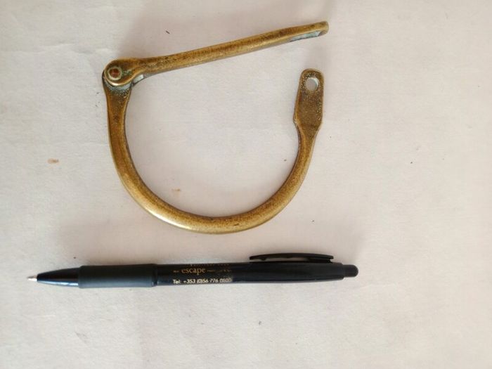 WW2 British Army Brass Kit Bag D Lock