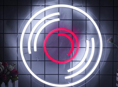 Record Neon Signs Music Light For Wall Neon Hanging Sign
