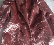 Topshop pink velvet suit