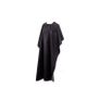 Professional Cape Barbers Gown Hair Cutting Apron - BLACK / SILVER Waterproof Hair Cutting Cape Image 2