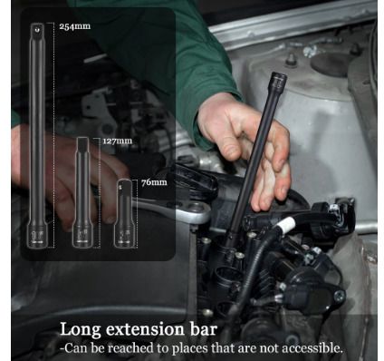 BRAND NEW Universal Socket Set 20PCS 1/2"