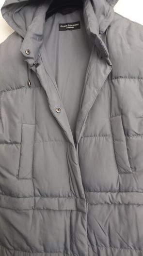 Four Seasons London Long Quilted detachable Gilet