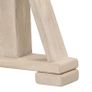 Console Table with Zinc Top 118x35x76 cm Solid Mango Wood Image 6