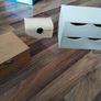 Set of 3 wooden storage boxes Image 2