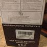 Black Multi functional phone case.  New in box. Image 2
