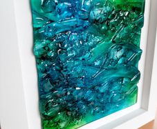Fused glass picture