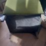 Green velvet plush armchair, D18 Cabinteely Image 2