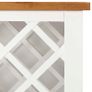 Wine Cabinet 80x32x80 cm Solid Oak Wood Image 8