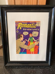 Framed Romantic Adventures print