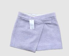 New MNG Mango Gigi mini wrap skirt size XS tweed