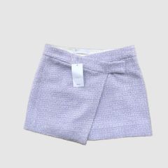 New MNG Mango Gigi mini wrap skirt size XS tweed