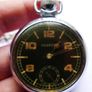 Vintage Ingersoll Pocket Watch with Military style dial (in working order) Image 8