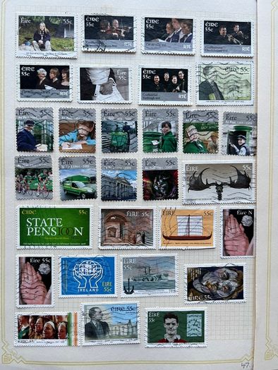 Irish stamps 19 pages