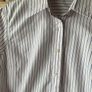 shirt j crew 100% cotton white striped shirt Image 7