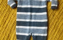 Brown Thomas alpaca/organic cotton baby romper, 0/3m
