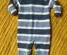 Brown Thomas alpaca/organic cotton baby romper, 0/3m