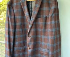 Tallia x Lord & Taylor 'The Mason Fit' Plaid Blazer Jacket - Size 54R