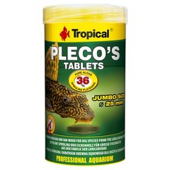 Tropical Pleco's Tablets 250ML/135G - with Oak Wood & 36% Spirulina