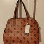 Sara Brown Horse Handbag with tote carrier Image 3