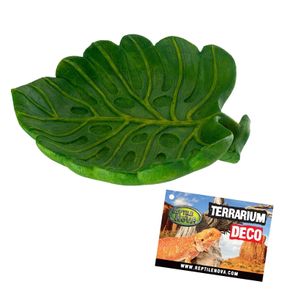 Reptile Nova Terrarium Ornament Bowl LEAF