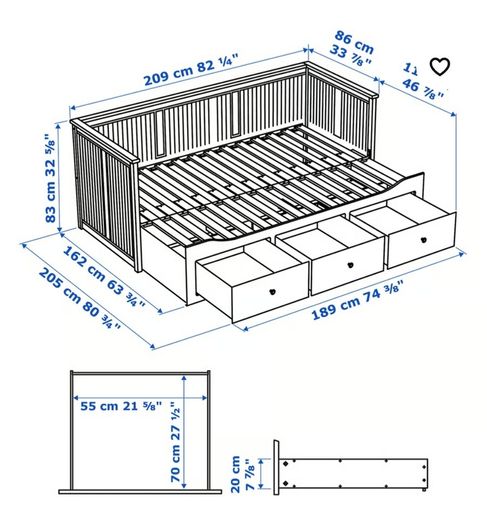 Ikea Hemnes Day Bed