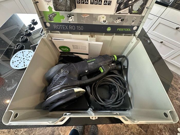 Festool Rotex RO 150 FEQ Sander 240V as new
