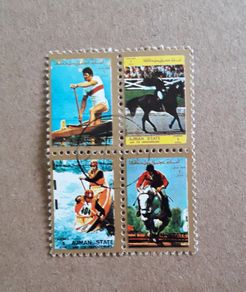 STAMPS - Block of Four - Ajman State