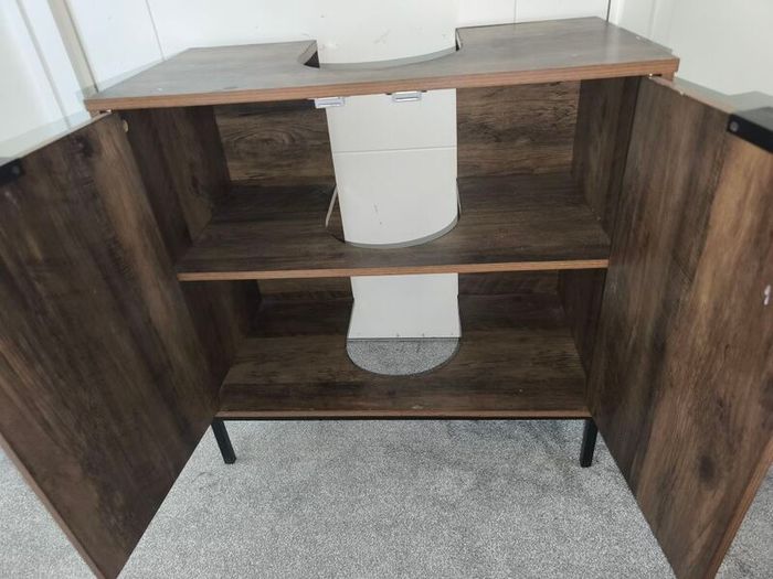 Tromso Under Sink Cabinet And Tromso Bathroom Mirror Cabinet