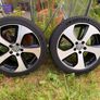 VW Austin 18 inch Golf Mk7 GTI Alloys + 3 Tyre Sets Image 9