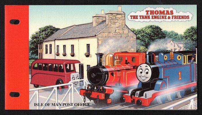 1995 Isle of Man 50th Anniversary of Thomas The Tank Engine Stories by Reverend Awdry Commemorative Stamp Presentation Pack