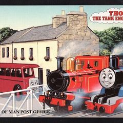1995 Isle of Man 50th Anniversary of Thomas The Tank Engine Stories by Reverend Awdry Commemorative Stamp Presentation Pack