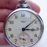 Vintage White Smiths Empire CASED CYLINDER POCKET WATCH (in working order) Image 6