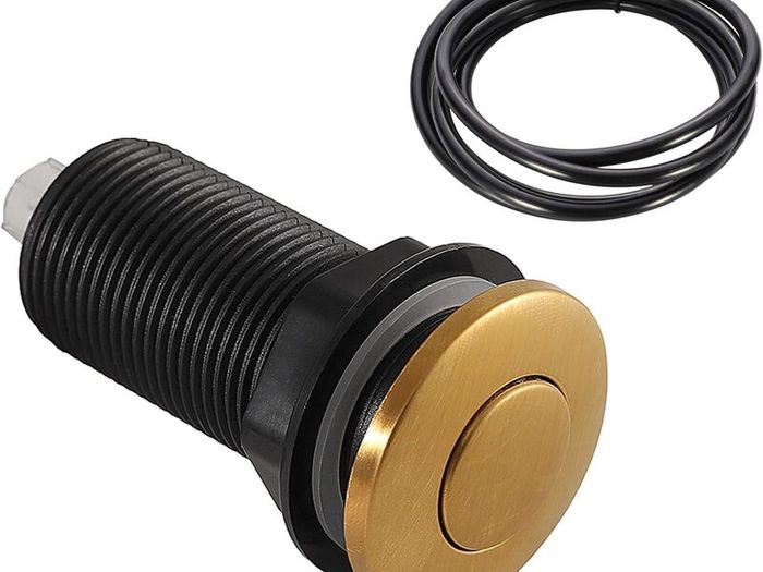 Garbage Disposal / Insinkerator Air Switch Button - Brushed Nickel Finish
