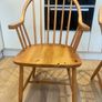 Vintage Chairs x 2 - Windsor-style - Carver Armchairs Image 3