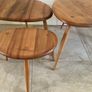 Vintage Ercol 354 Pebble Nest of 3 Tables Image 4
