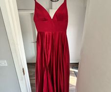 Red debs dress