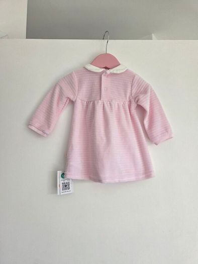 6m, Brand-New Babybol Pink Soft Baby Dress