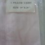Pair of Cotton Pillow Cases x 2 for Sale Image 5