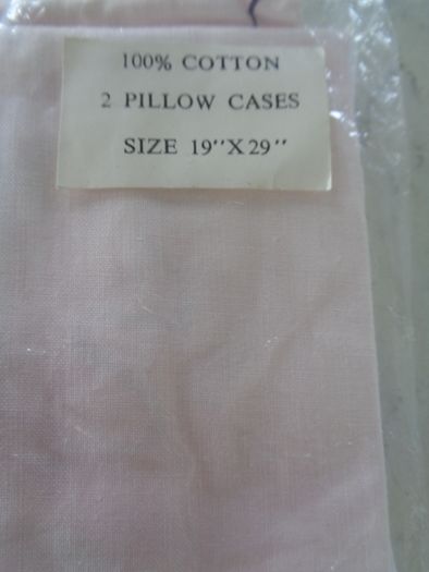 Pair of Cotton Pillow Cases x 2 for Sale