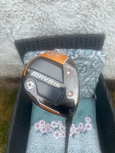 Callaway Mavrik 15 ' 3wood  with Even Flow 6.0-S 60gG shaft!IMMACULATE CONDITION!Nice Headcover Included,not original!First to see will buy!
