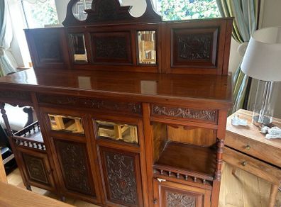 Solid Mahogany Side Board