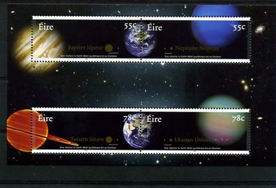 2007 Ireland The Planets Commemorative Stamps Miniature Sheet Mint Never Hinged (MNH)