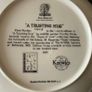 Knowles Fine China Wall Plate 1985 A Trusting Hug Image 3