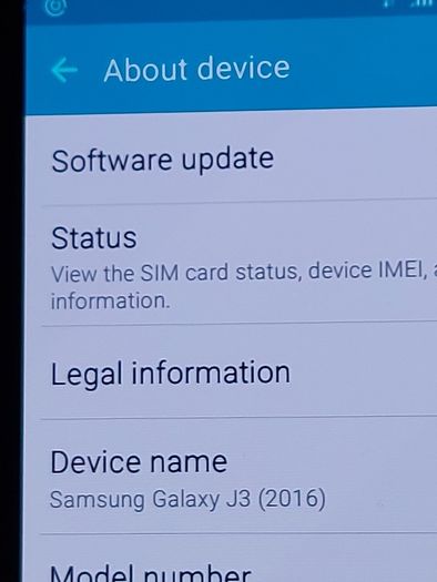 Samsung Galaxy J3 2016, Model SM-J320FN, 8GB, in excellent condition