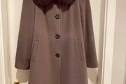 Cashmere and Wool Taupe Ladies Winter Coat (from Fashion SA)